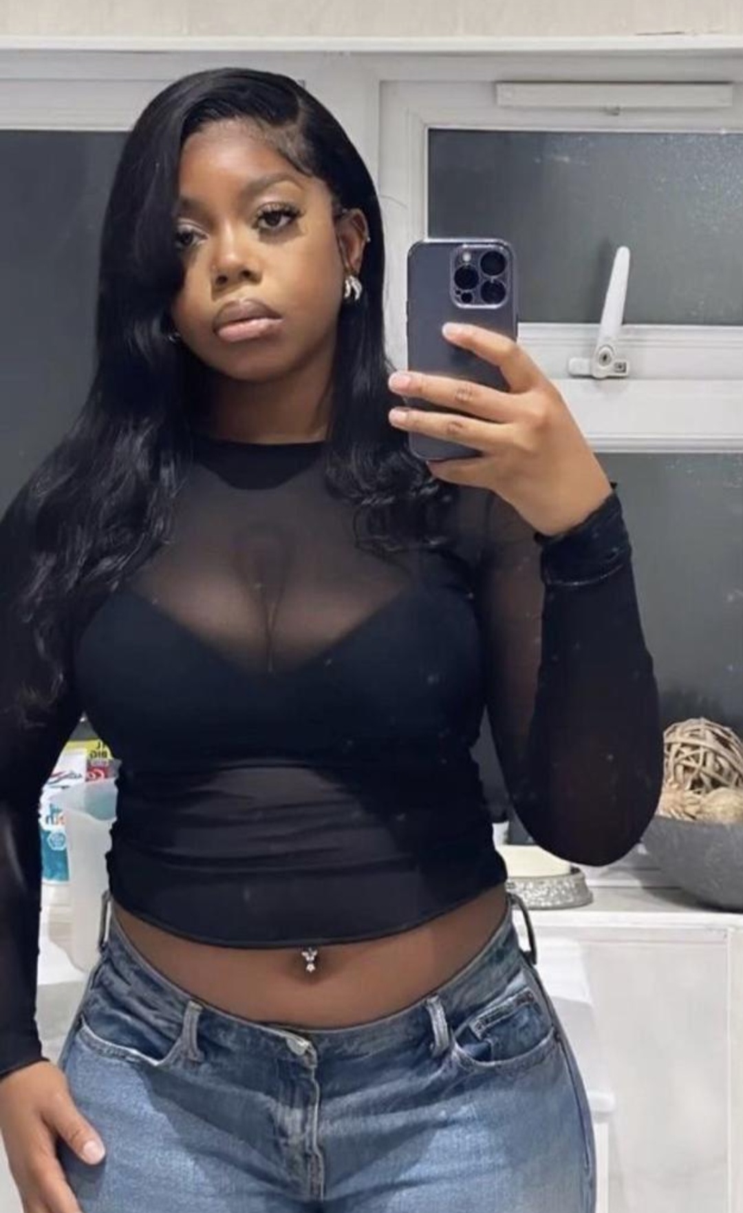 Body noir transparent 